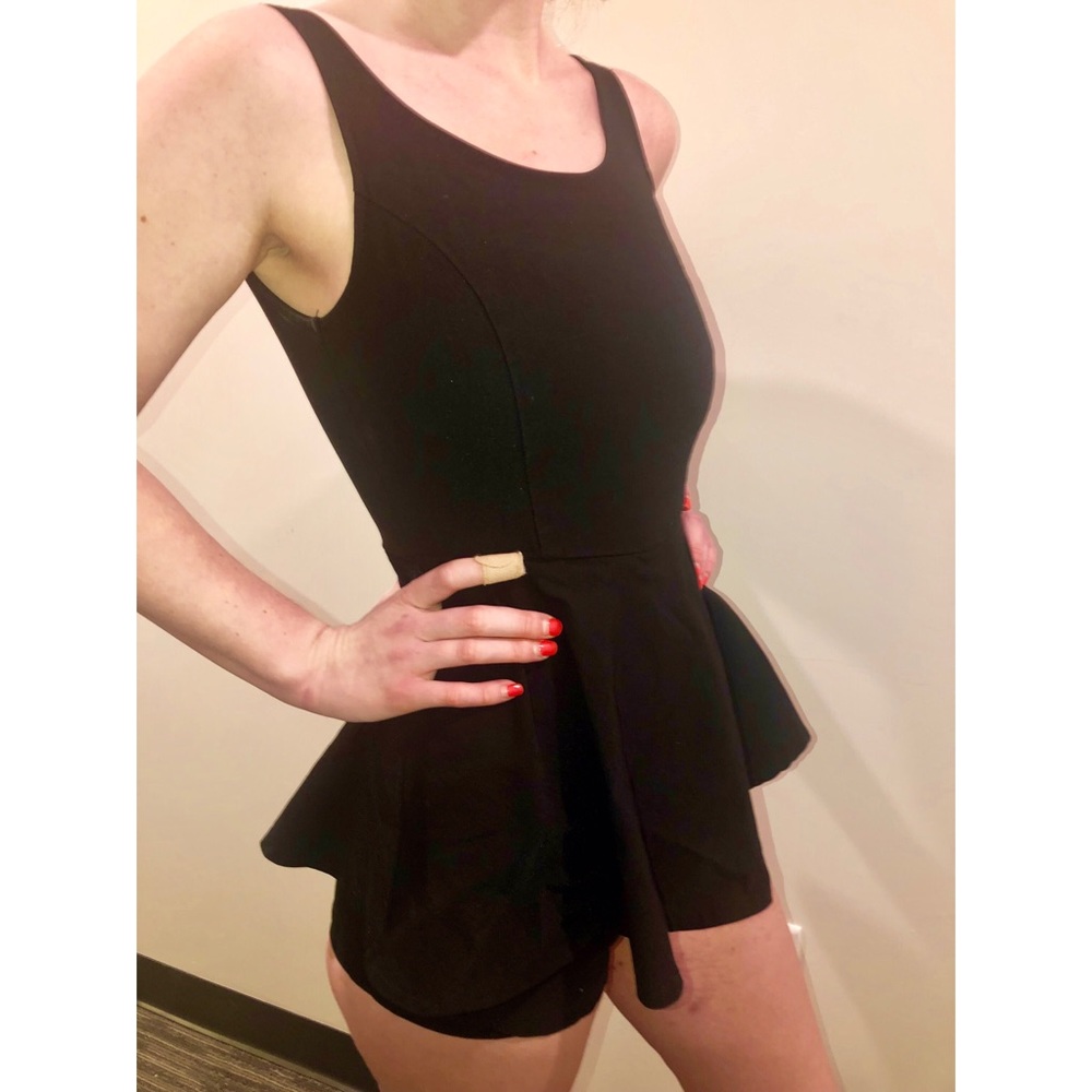 Mini black romper